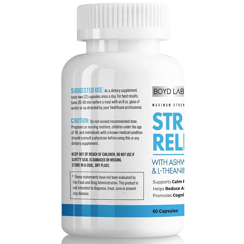 Boyd Labs Stress Relief with Ashwagandha and L-Theanine - image 3
