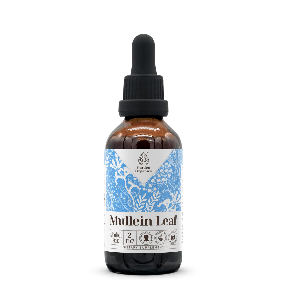 Garden Organics Mullein Leaf Alcohol-Free Natural Tincture Extract
