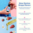 JoySpring Genius Kids Focus Drops SmartBerry Vanilla - 30 Servings - image 2
