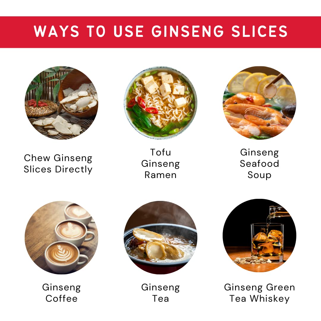 WISCONSIN ESTD 1978 BAUMANN GINSENG USA Baumann Ginseng Slice - 100%