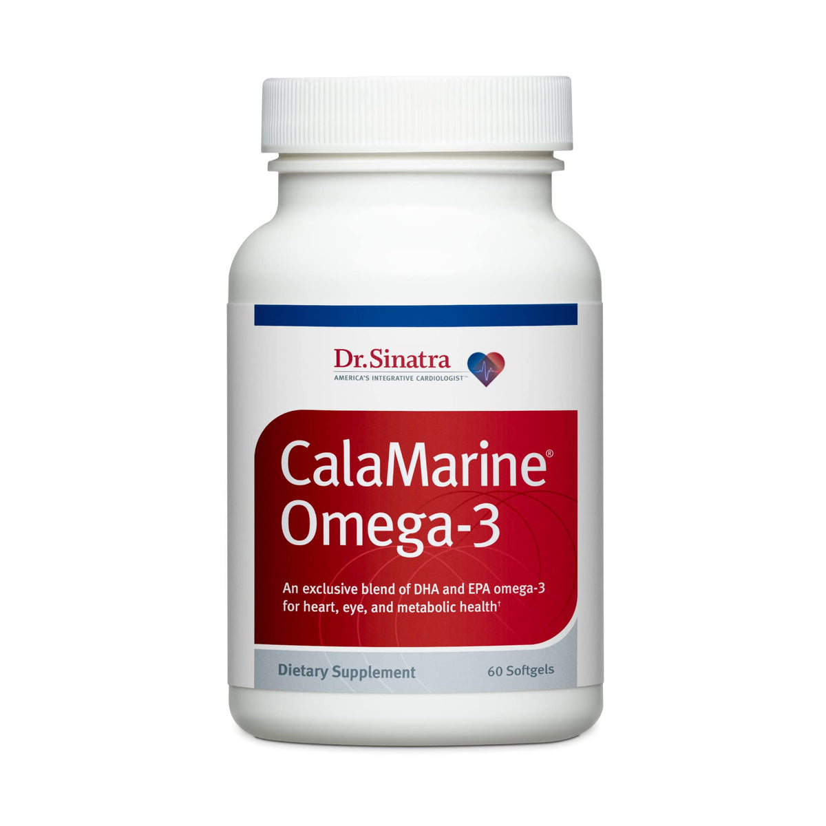 Dr. Sinatra CalaMarine Omega-3 with DHA and EPA - 60 Softgels