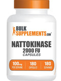 BulkSupplements Nattokinase 2000 FU Capsules - 180 Capsules
