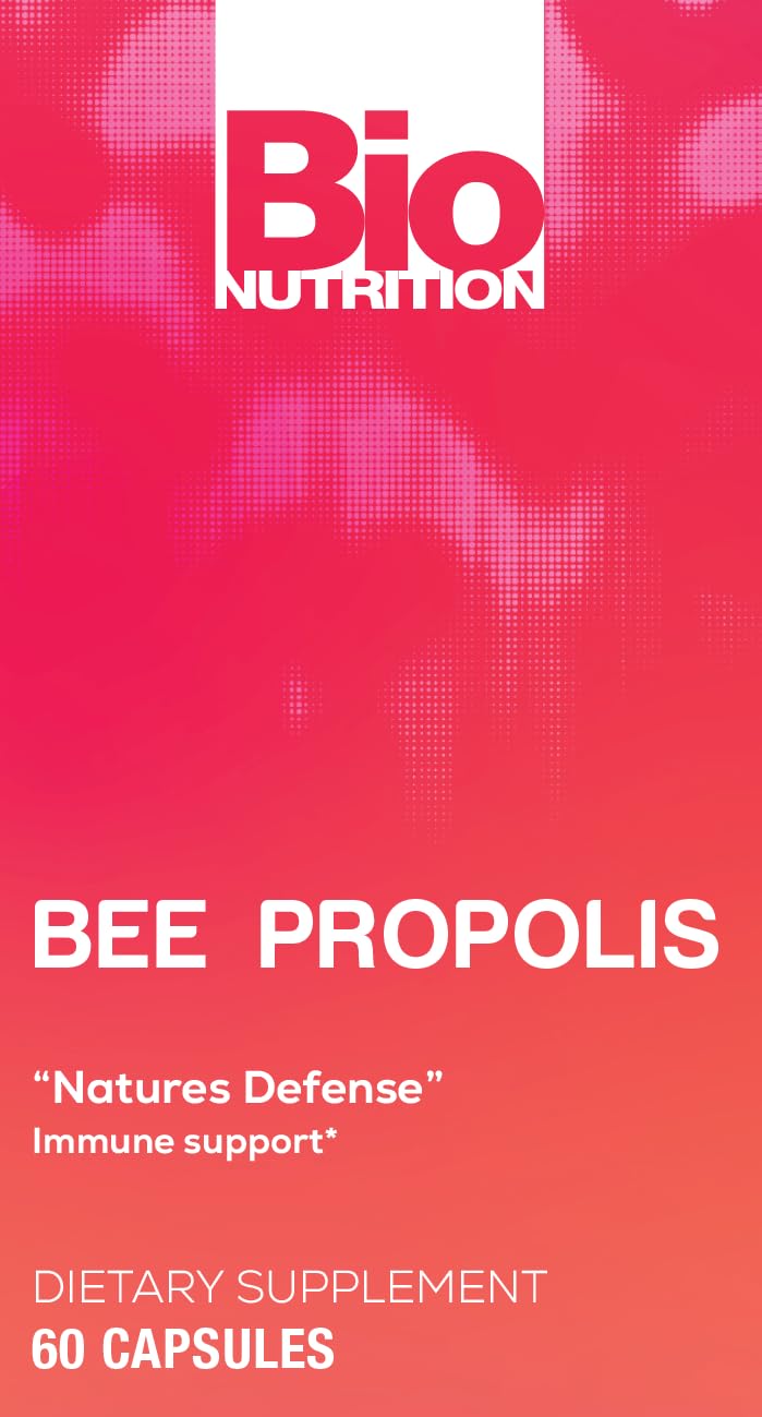 Bio Nutrition Bee Propolis 1000 mg Immune Support - 60 Capsules - image 5