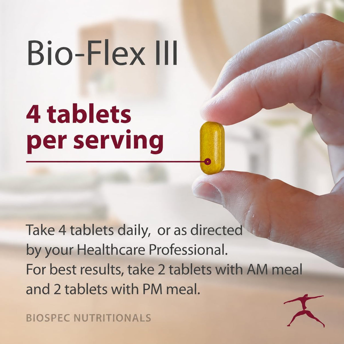 BIOSPEC NUTRITIONALS Bio-Flex III Joint Support Supplement - 120 Tablets - image 4