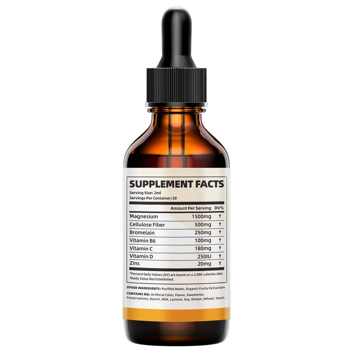 BVIVLOO Magnesium Glycinate Liquid - 2 Fl Oz - image 8