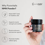 PUROVITALIS NMN Powder 99% Pure NAD+ Boost - 30g - image 2