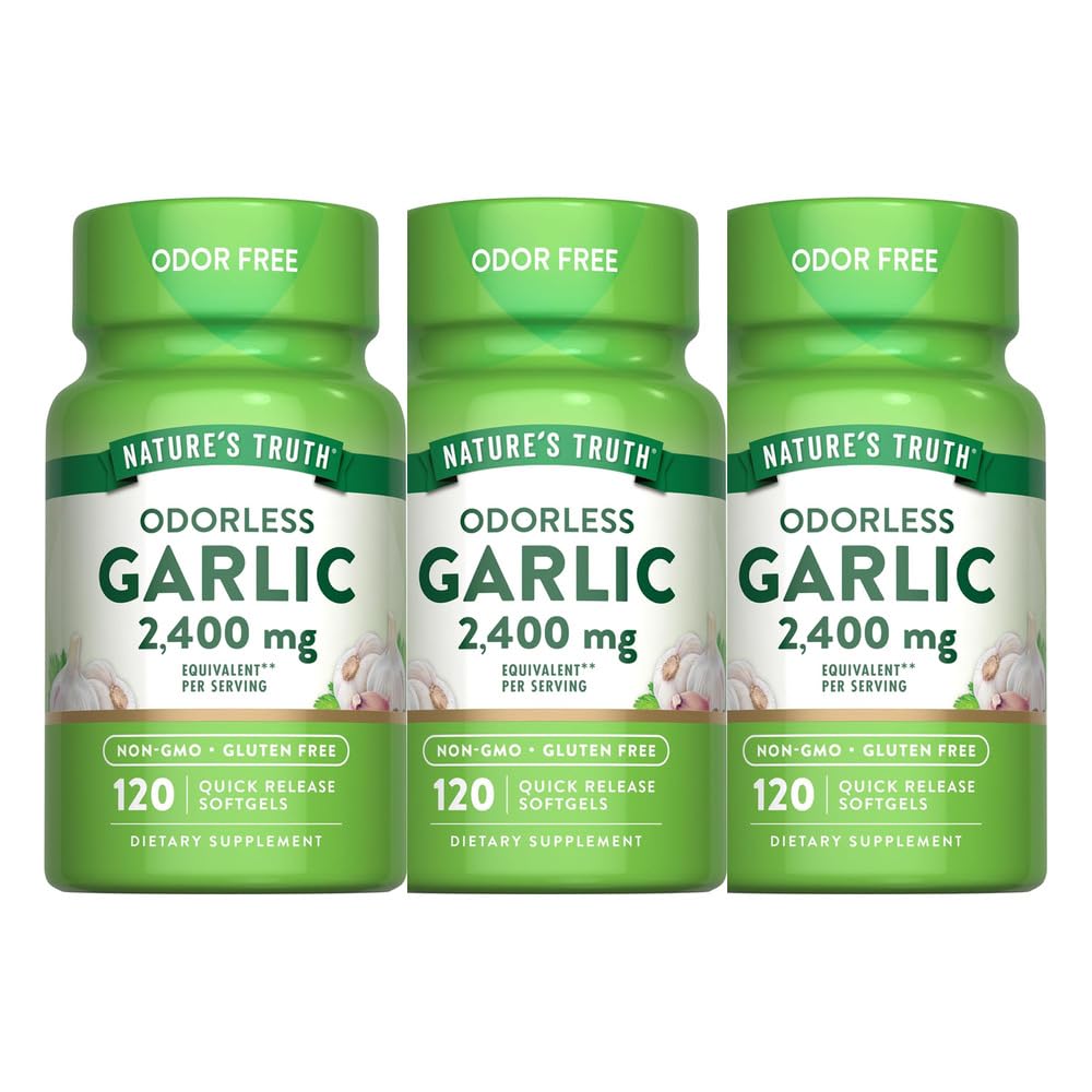 Nature's Truth Odorless Garlic 1200 mg - 360 Softgels