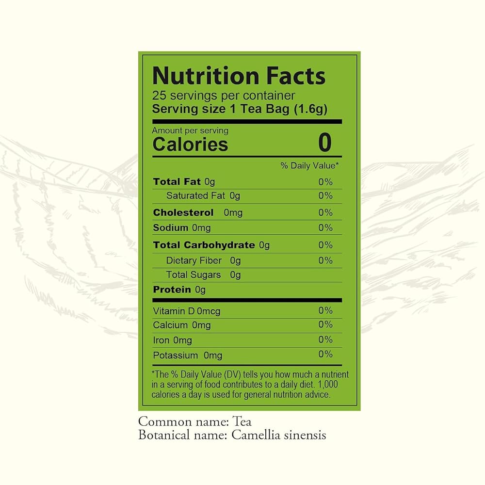 CEYLONZON Ceylon Green Tea Bags