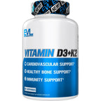 Evlution Vitamin D3 K2 Supplement Immune Support - 60 Capsules