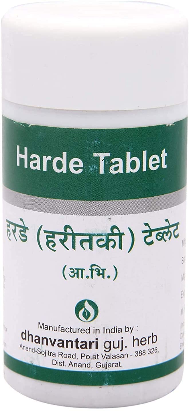 Dhanvantari Ayurvedic Harde Tablet - 60 Tablets