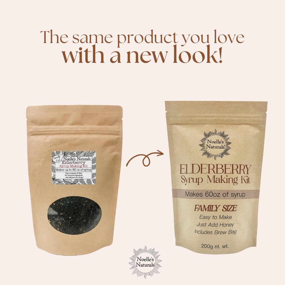 Noelle's Naturals Elderberry Syrup DIY Kit Family Size - 50oz - image 2