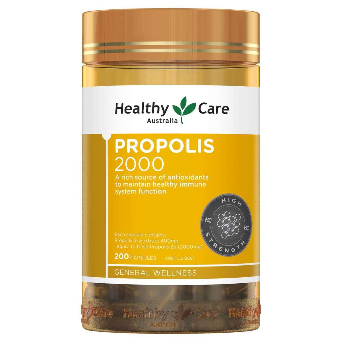 Healthy Care Propolis 2000 - 200 Capsules