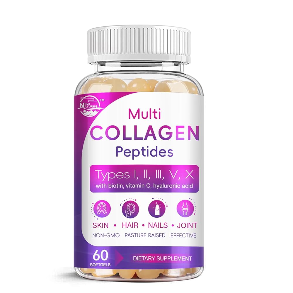 Nature's live Multi Collagen Peptides Softgel - Type I
