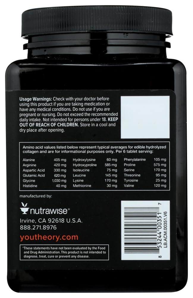 Youtheory Collagen for Men Dairy Free - 290 Tablets - image 3
