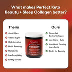 Perfect Keto Beauty + Sleep Collagen Peptides Mexican Hot Chocolate - 10.58 oz - image 7