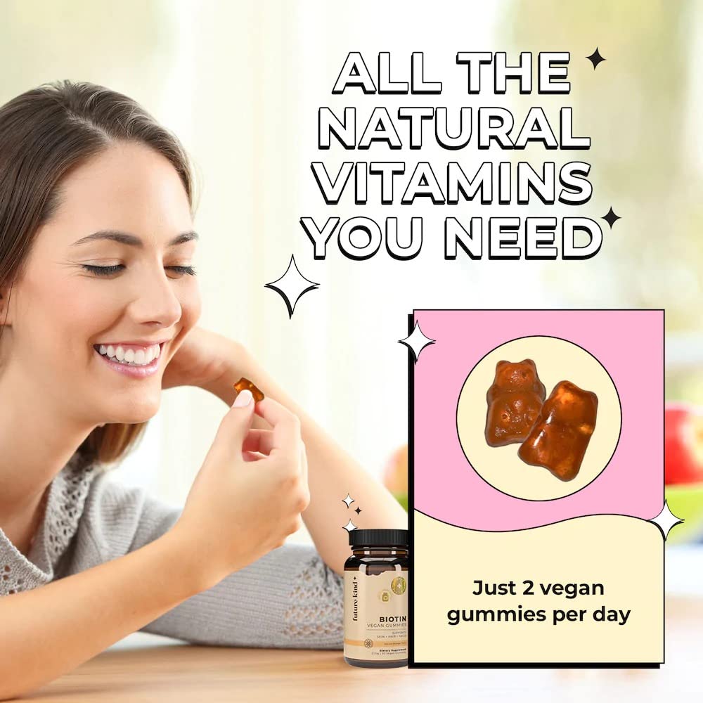 Future Kind Vegan Biotin Gummies for Hair, Skin & Nails - 30ct - image 3