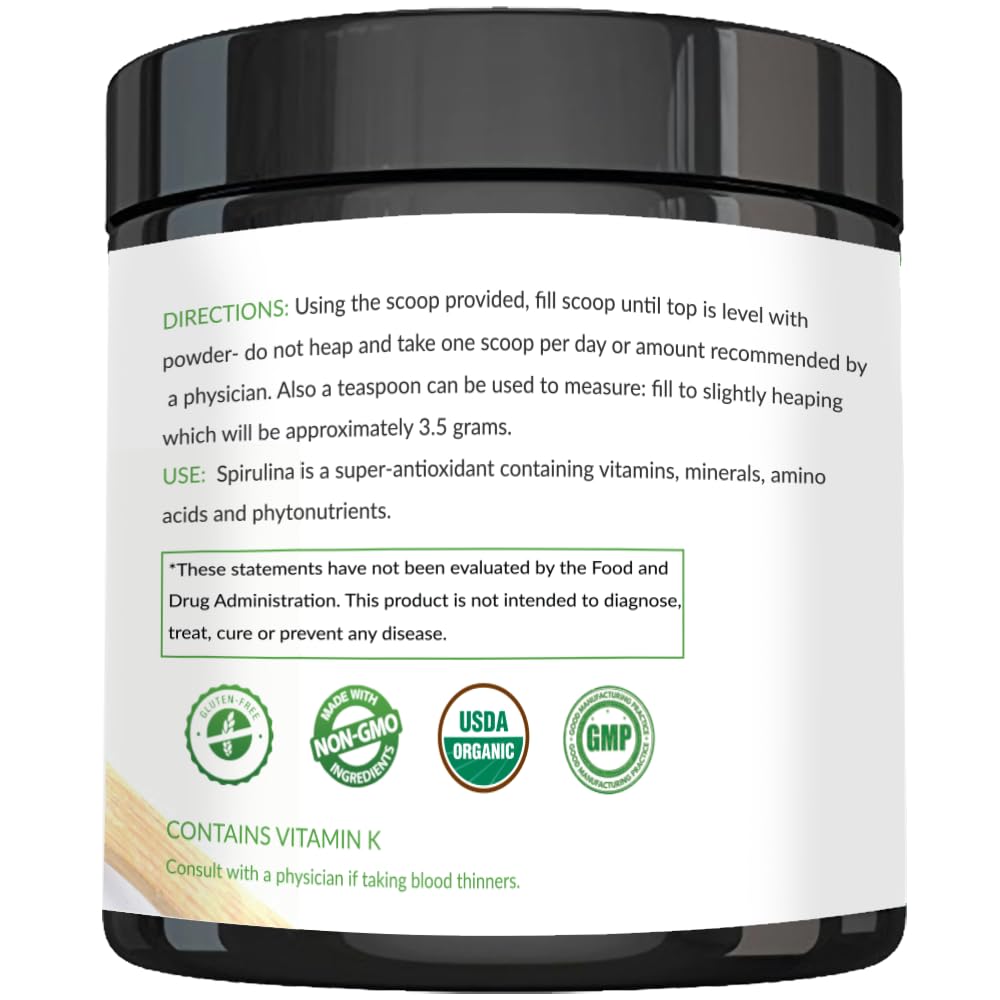 Nautical Elements Organic Spirulina Powder - 57 Servings - image 4