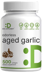 DEAL SUPPLEMENT Odorless Aged Garlic Extract - 500 Softgels