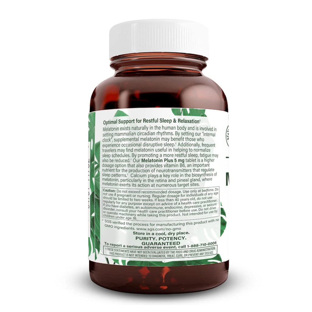 Natural Nutra Vegan Melatonin 5mg with B6 Parent