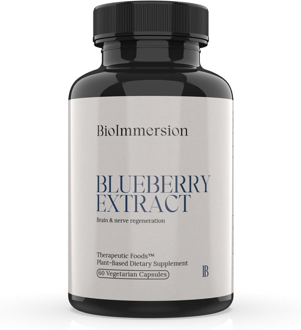 BioImmersion Blueberry 80:1 Extract 500mg Brain Support - 60 Capsules - image 9