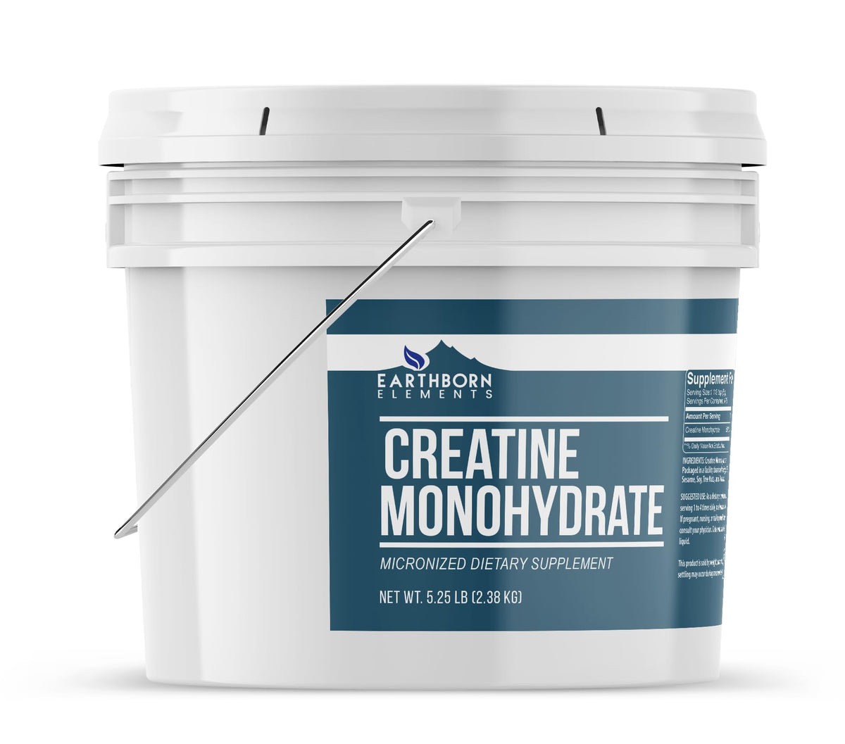 Earthborn Elements Creatine Monohydrate Powder - 5.25 Lb - image 2