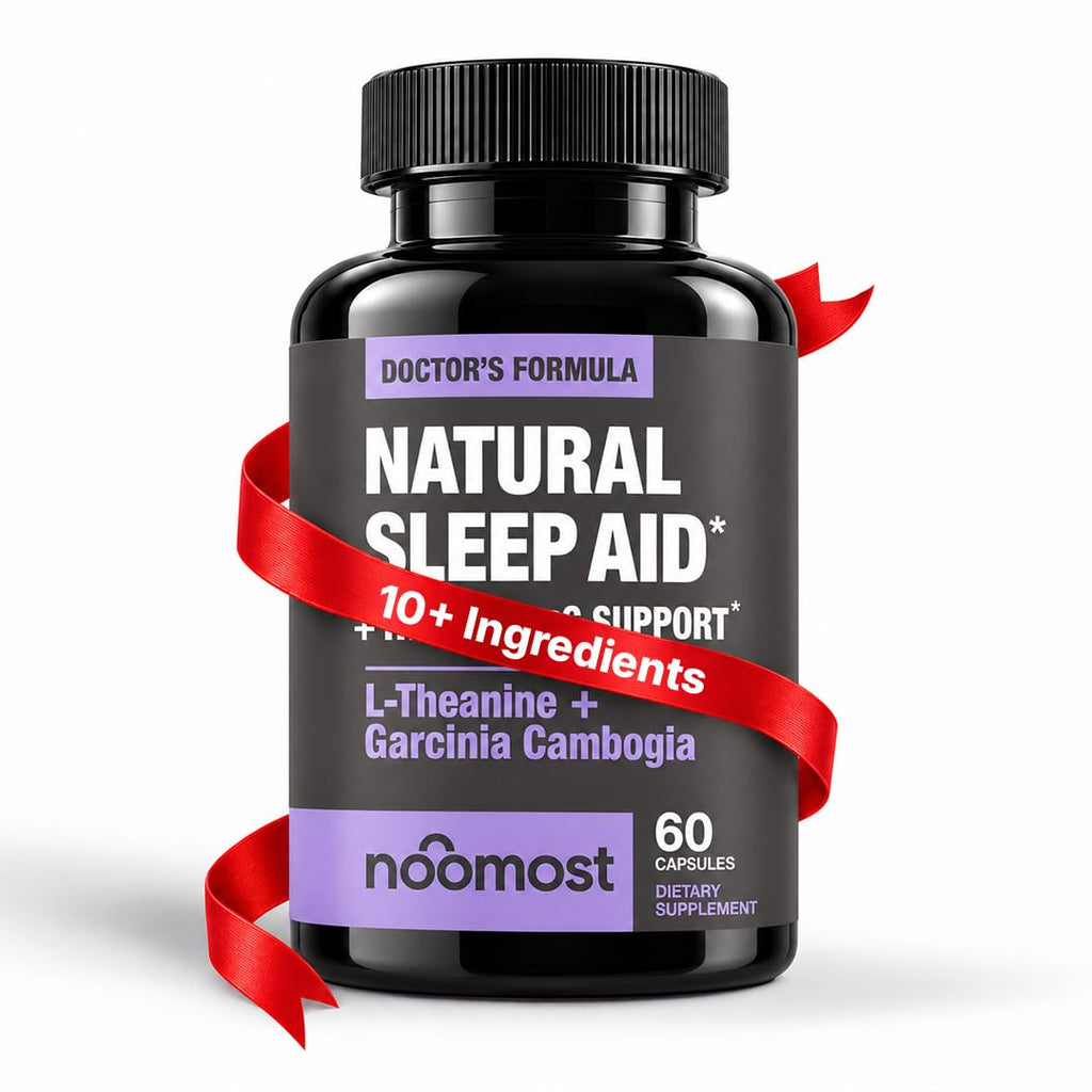 NooMost Natural Sleep Aid with Magnesium & L-Theanine - 60 Tablets