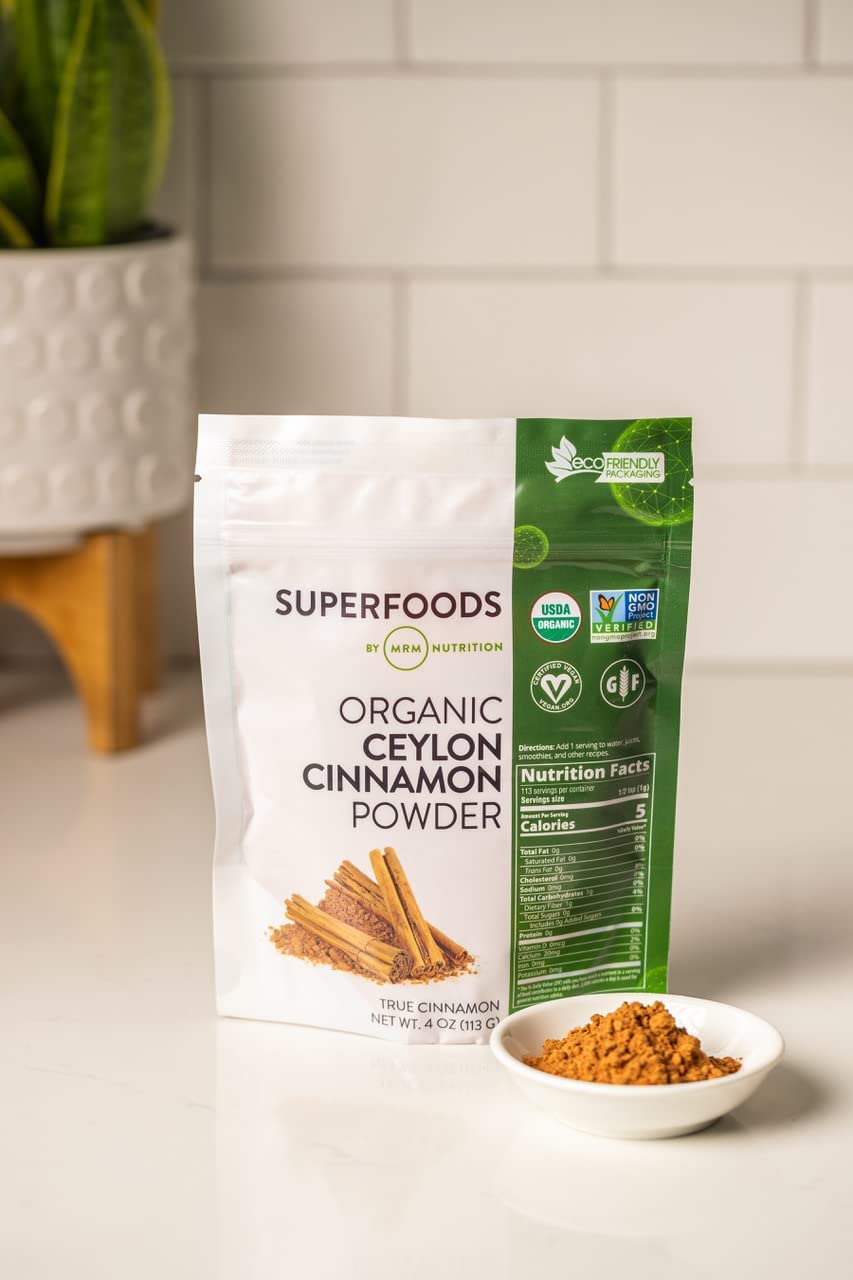 MRM Organic Ceylon Cinnamon Powder - 113 Servings - image 4