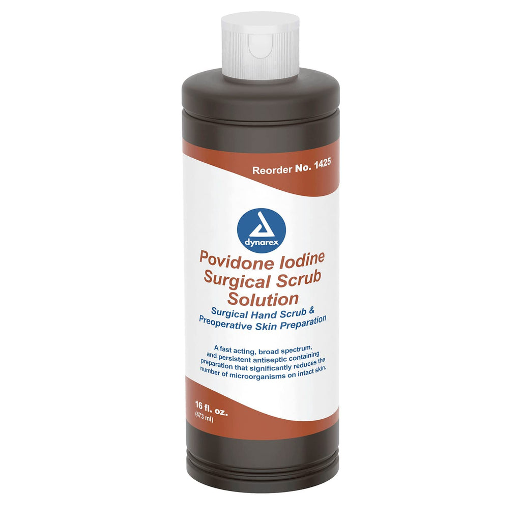 Dynarex Povidone-Iodine Scrub Solution 7.5% - 16 fl. oz.