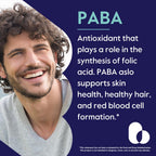 BESTVITE PABA 500mg Antioxidant Support - 120 Vegetarian Capsules - image 2