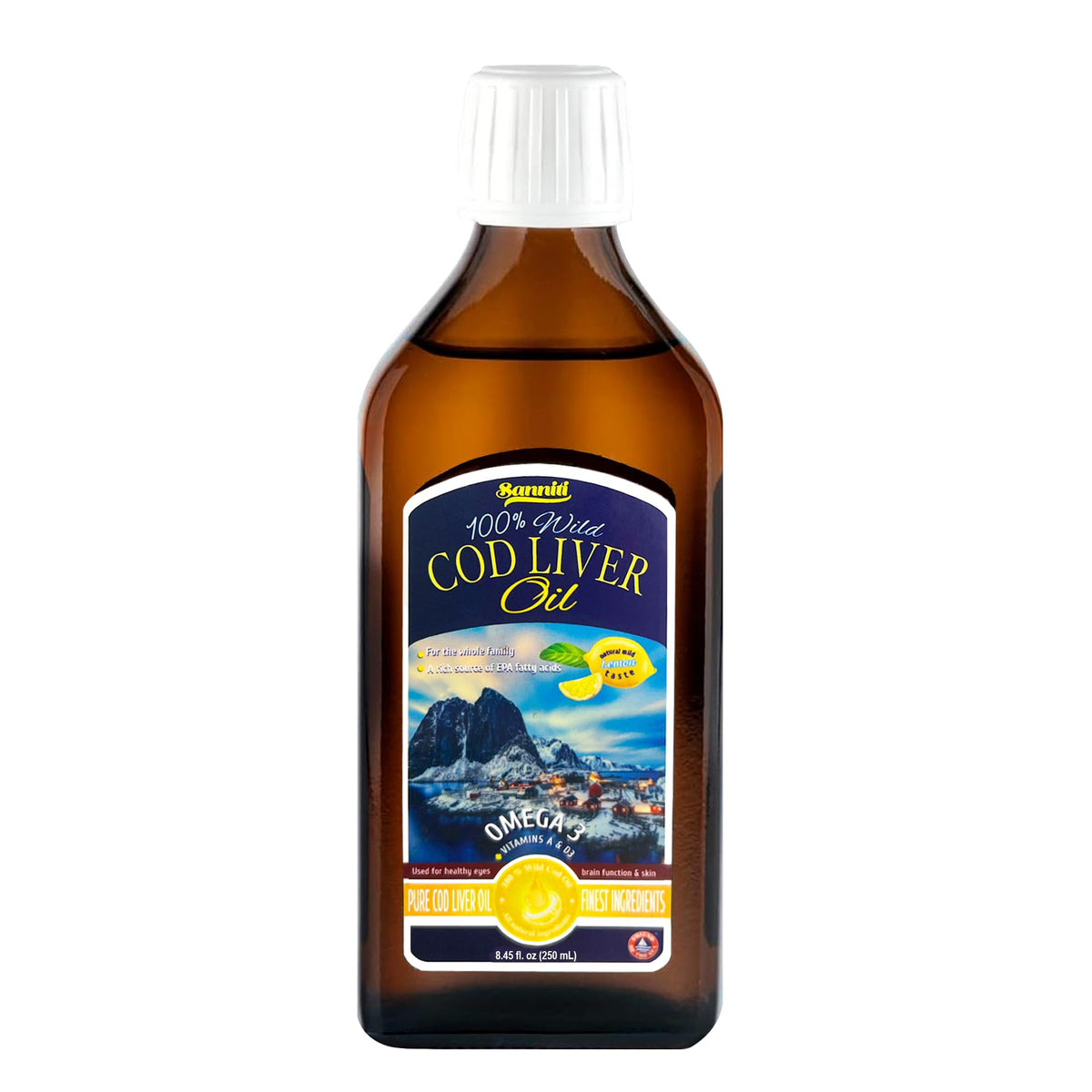 Sanniti 100% Natural Cod Liver Oil