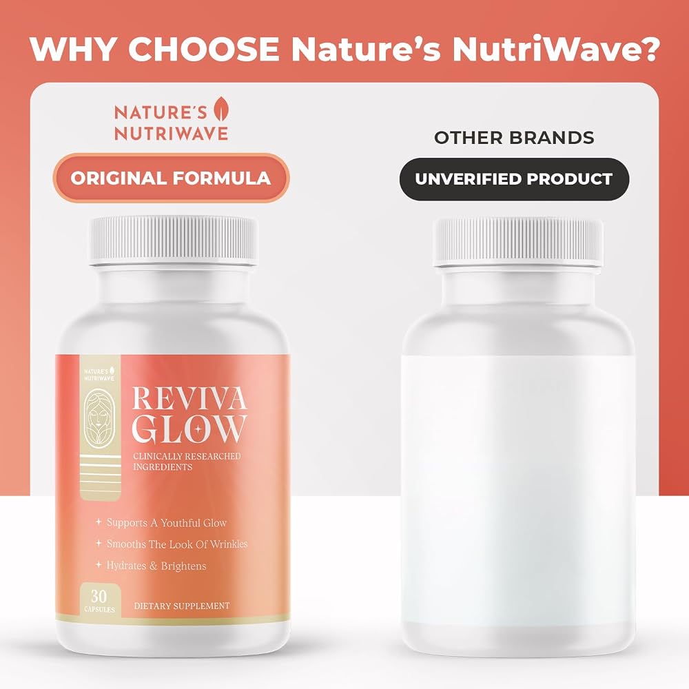 Nature's NutriWave RevivaGlow Vitamin B12, Biotin & Folate - 30 Capsules - image 4