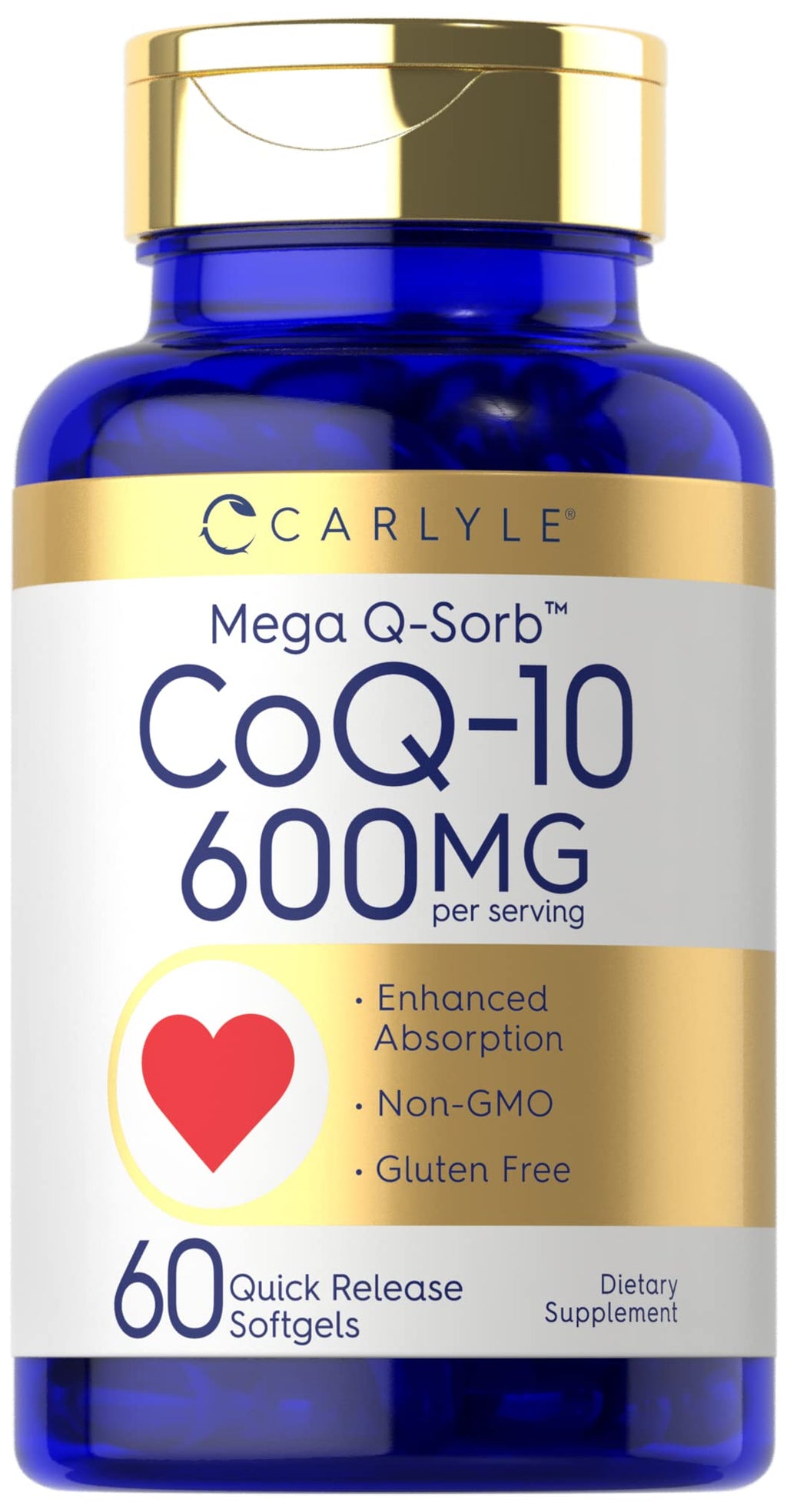 Carlyle CoQ10 600 mg Softgels - 60 Count