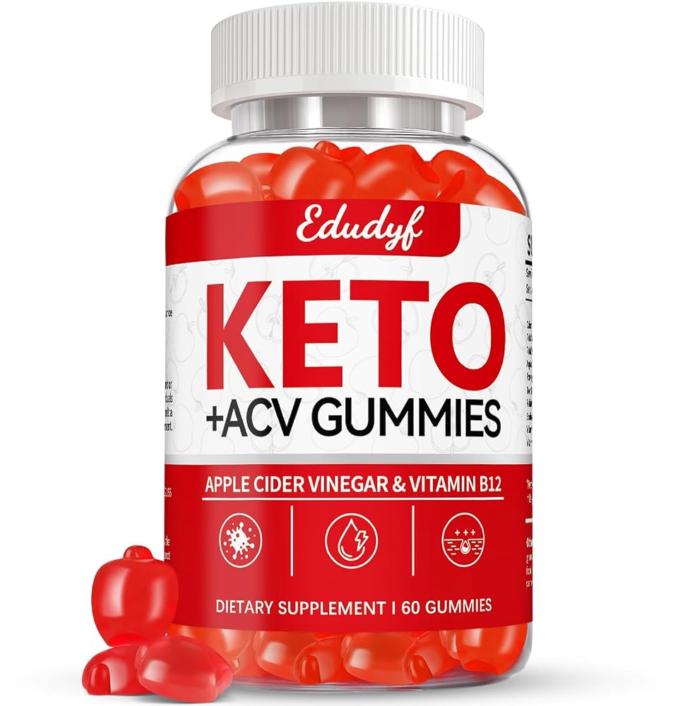 EDUDYF Keto ACV Gummies Lemon Honey Sea Salt - 60 Count