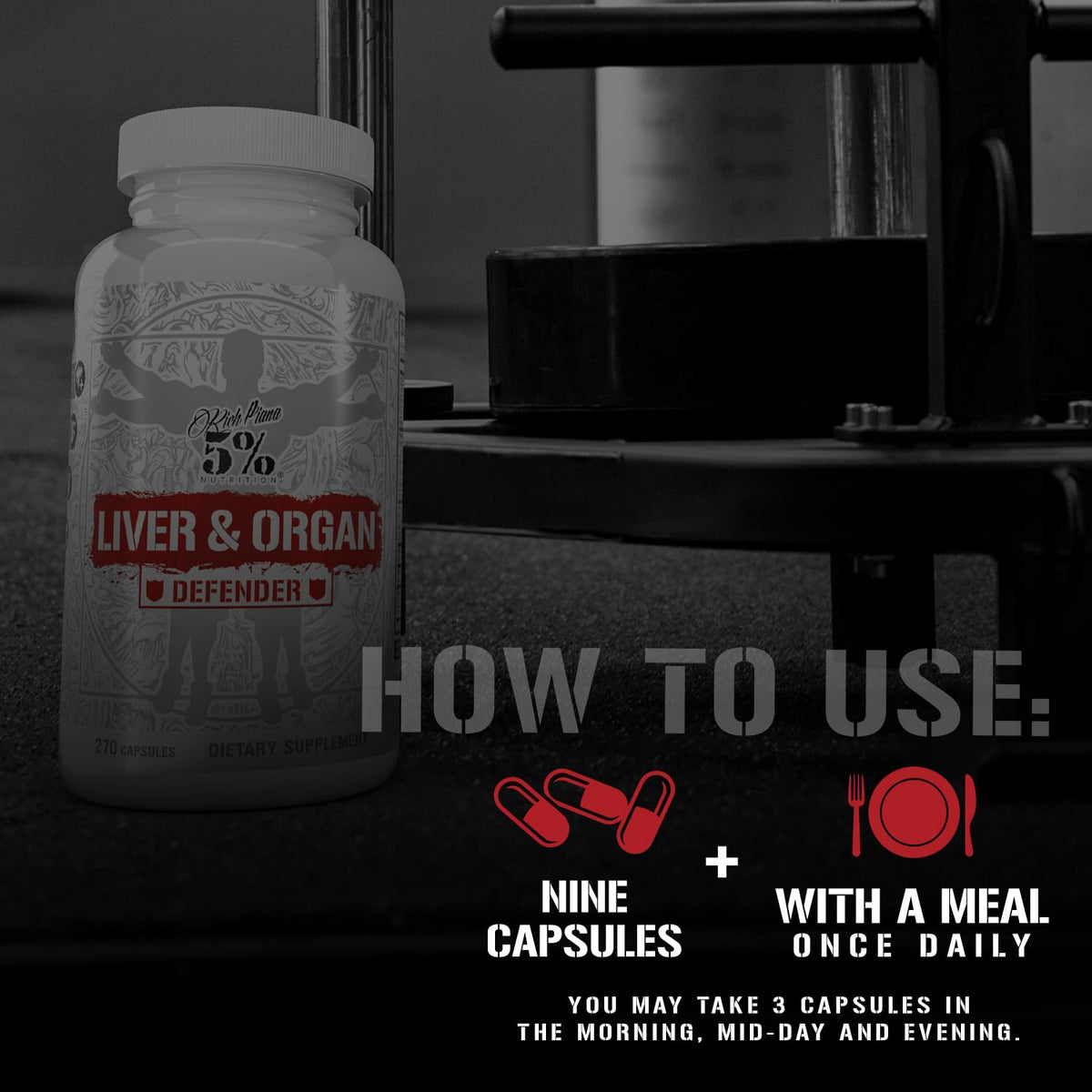 5% Nutrition Liver & Organ Defender Cycle Support Plus NAC - 270 Capsules - image 4