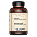Organic Ceylon Cinnamon Capsules, USDA Certified Supplement - image 4