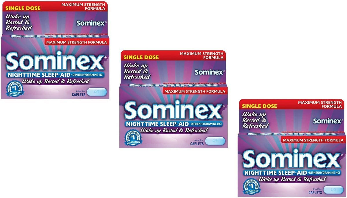 Sominex Nighttime Sleep-Aid Tablets Maximum Strength - 48 Tablets