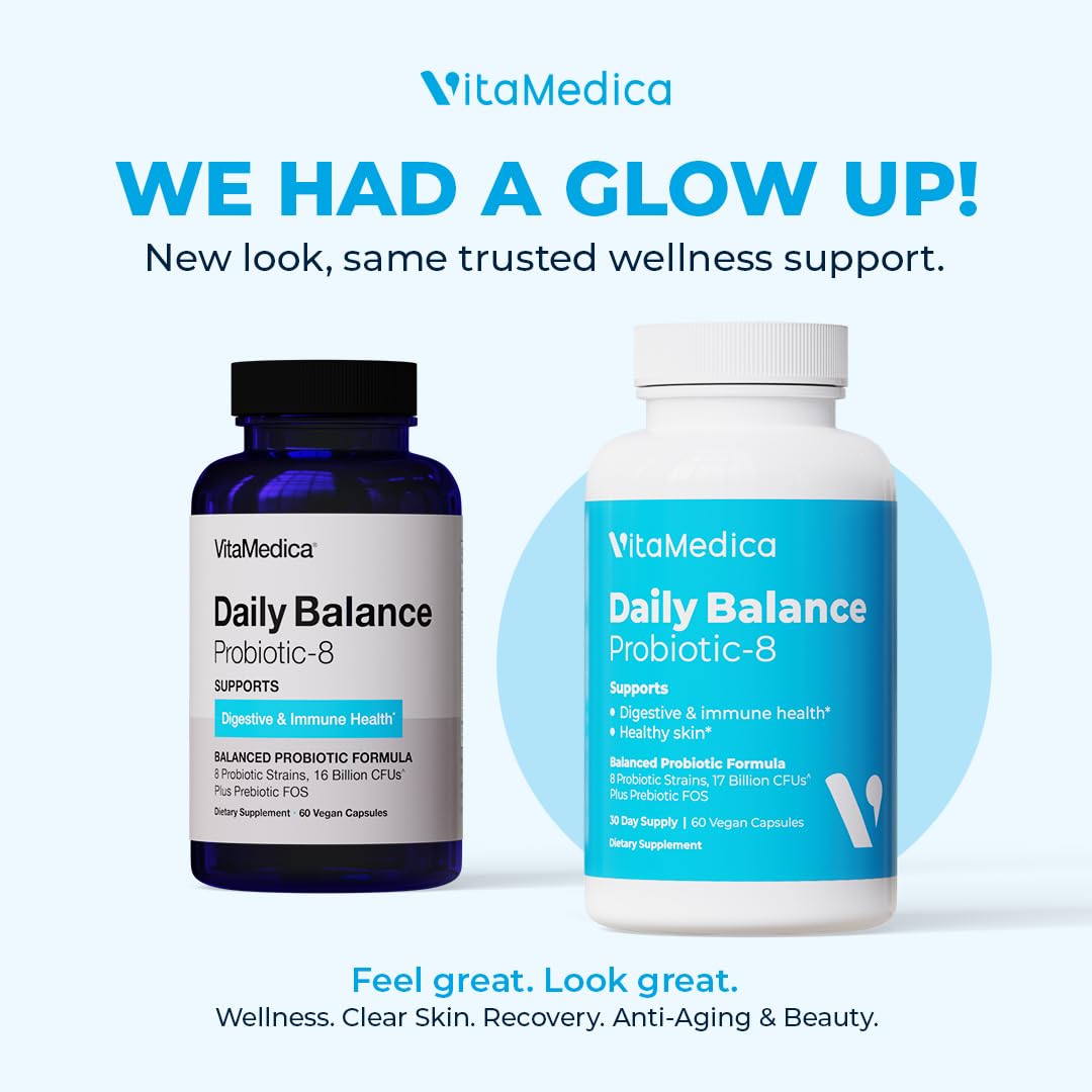 VitaMedica Daily Balance Probiotic-8 16 Billion CFU - 60 Capsules - image 2