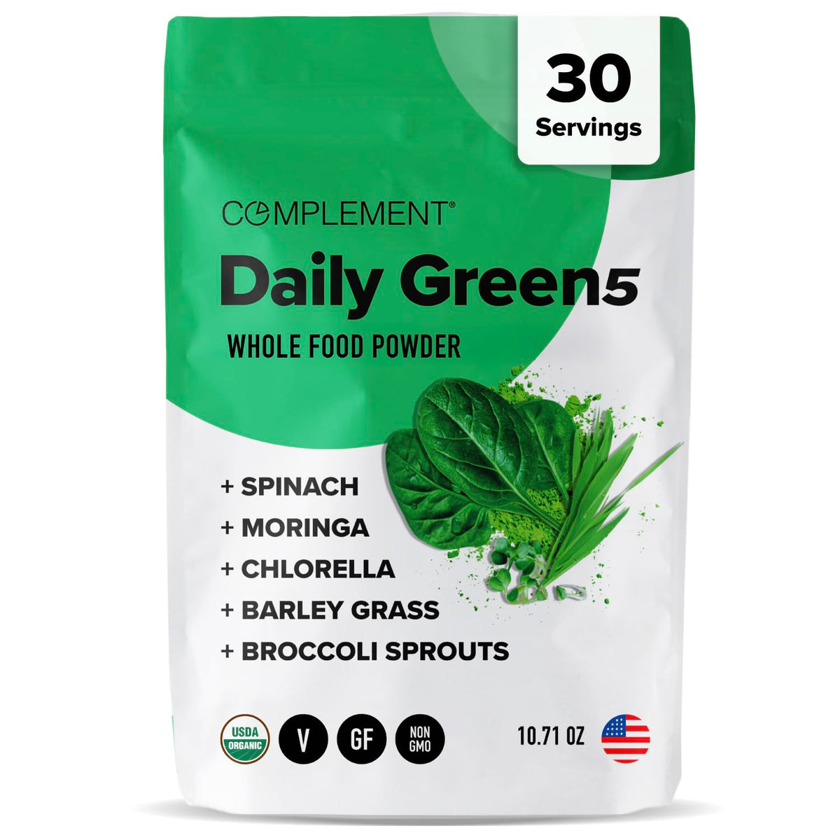 Complement Daily Greens Powder Superfood - 30 Servings