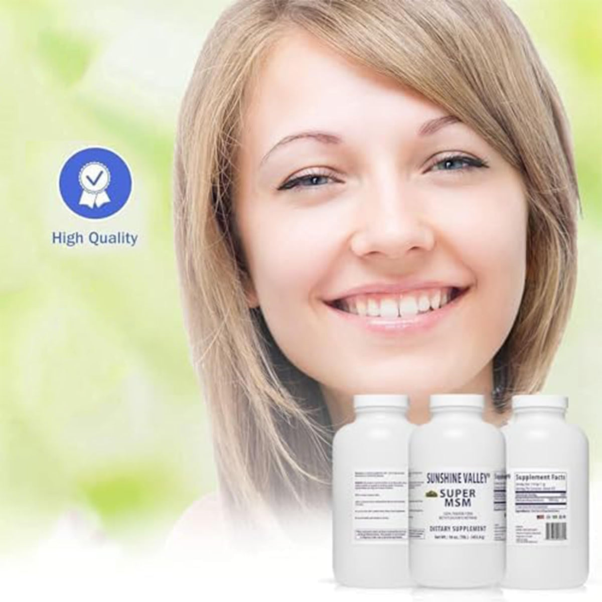 Sunshine Valley Super MSM Powder (Methylsulfonylmethane), Unflavored