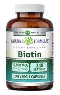 Amazing Formulas Biotin 10000 mcg Veggie Capsules