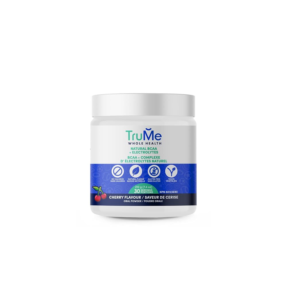 TruMe Whole Health Cherry BCAA Powder with Electrolytes - 7.41 oz