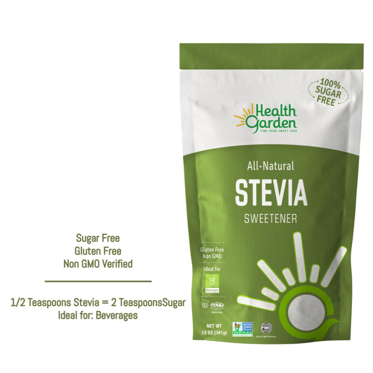 Health Garden Stevia Sweetener Powder - 12 oz - image 4