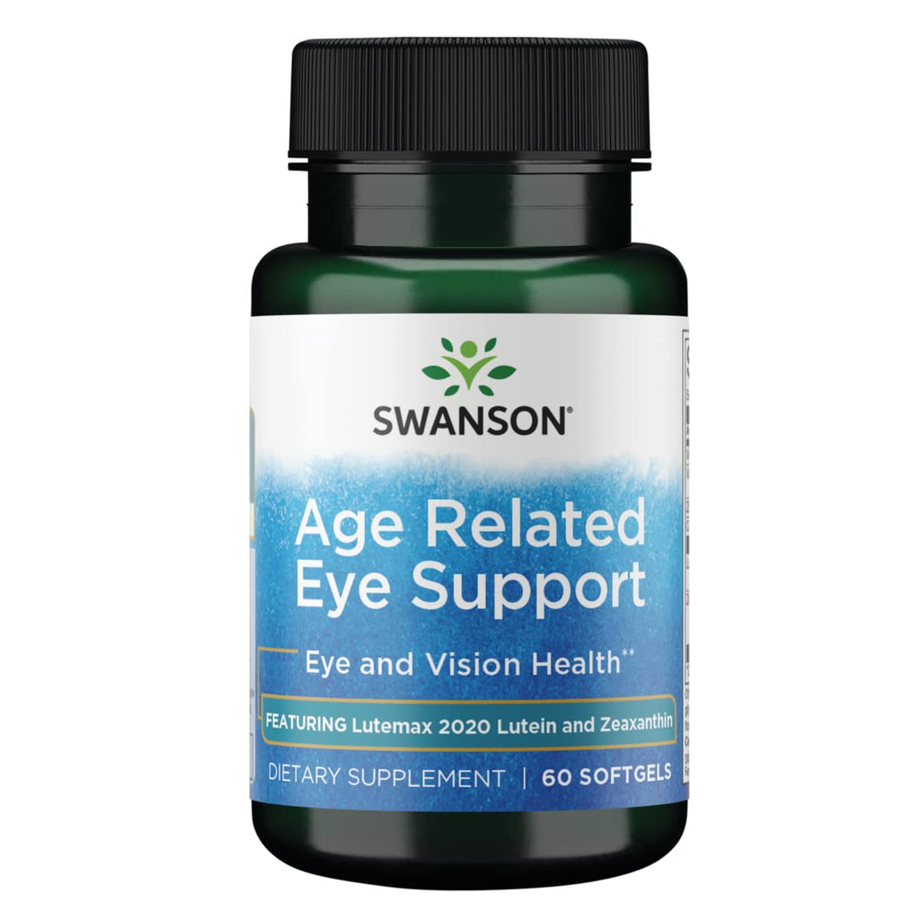 Swanson Age Related Eye Support Lutein and Zeaxanthin - 60 Softgels