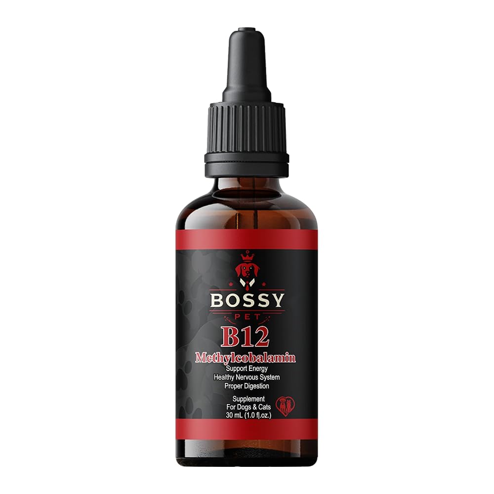 Bossy Pet Vitamin B12 Liquid Supplement for Dogs & Cats - 1 Fl Oz