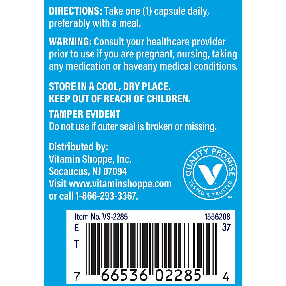 The Vitamin Shoppe Biotin 1 MG Hair Growth & Nail Support - 100 Capsules - image 3