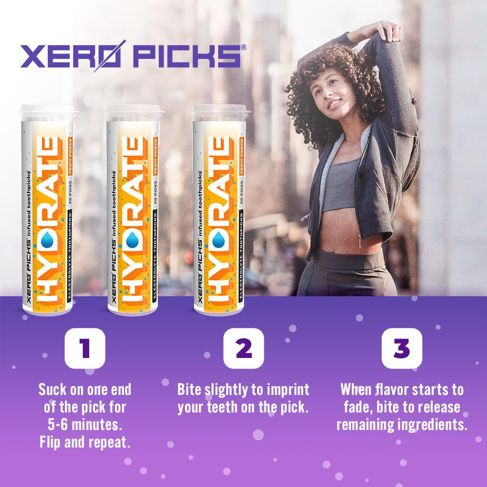 Xero Picks Wellness - Infused Flavored Toothpicks for Long Lasting