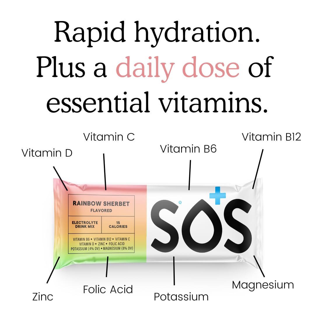 SOS Hydration Electrolyte Powder Sticks
