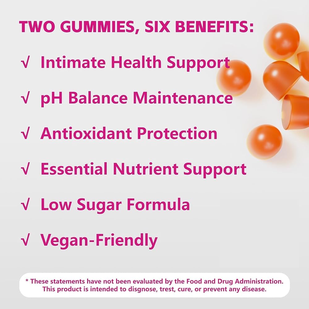 ANOU Probiotics for Women Feminine Balance Gummies - 60 Count - image 3