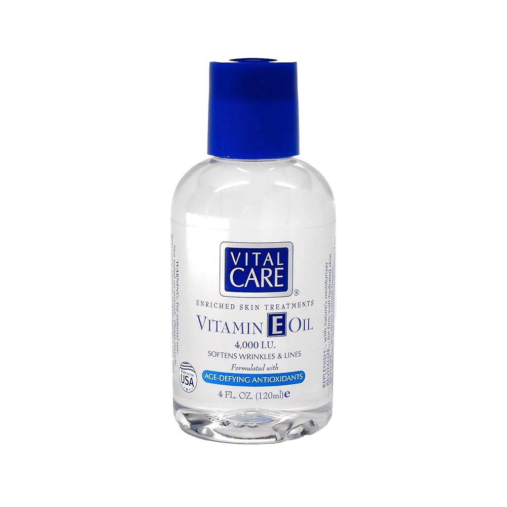 Vital Care Age Defying Skin Treatment Vitamin E Oil 4000 Iu 4oz