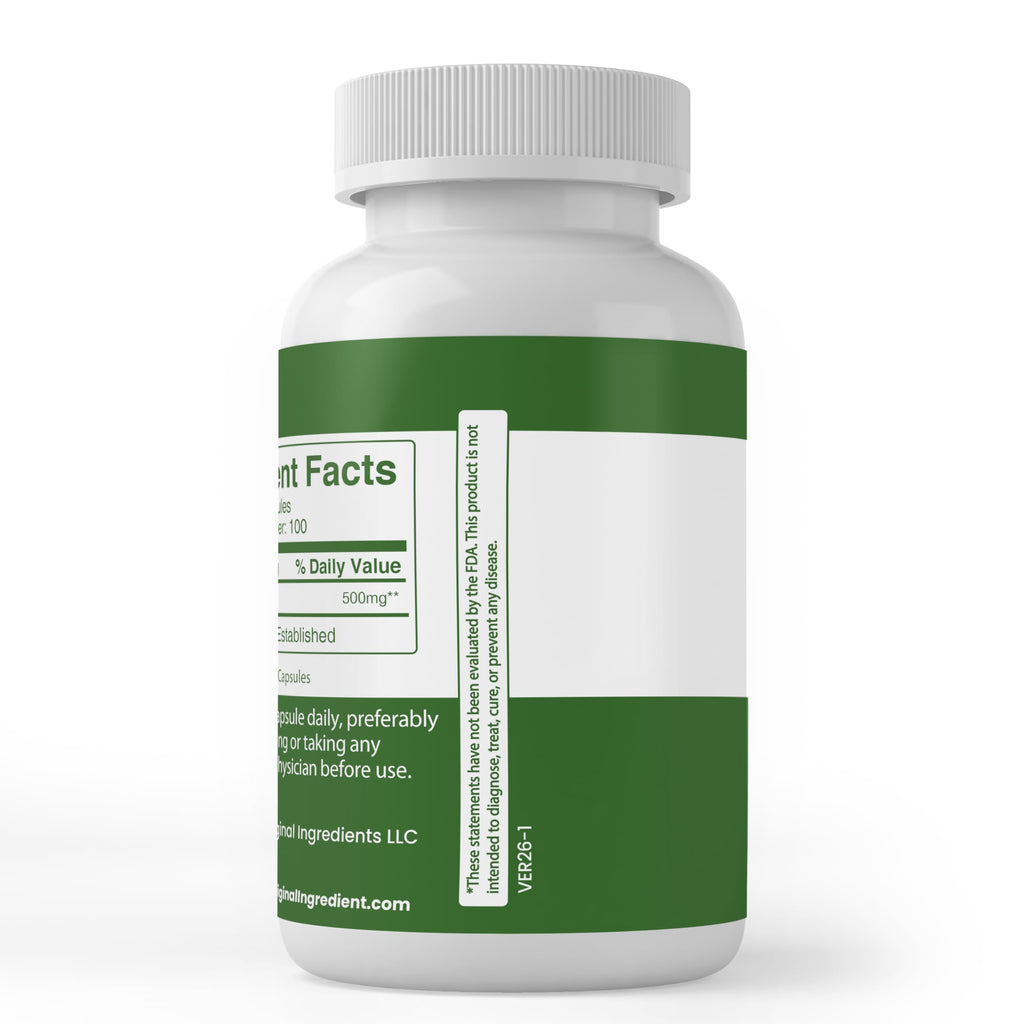 PURE ORIGINAL INGREDIENTS Milk Thistle No Magnesium Or Rice Fillers